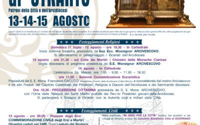 Otranto, Santi Martiri 2022: Il programma della Festa